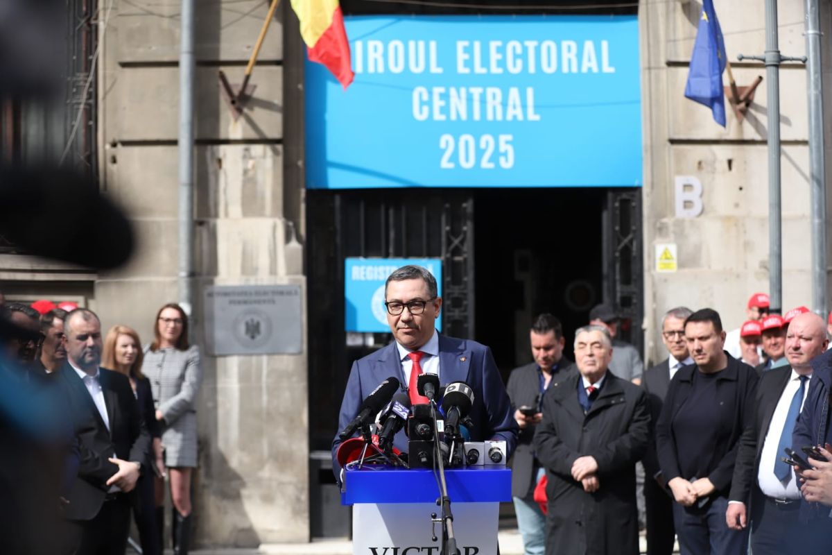 Victor Ponta și-a depus candidatura pentru alegerile prezidențiale