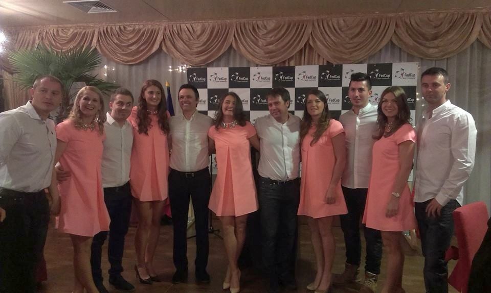 Echipa României de Fed Cup, în roz la petrecerea jucătoarelor