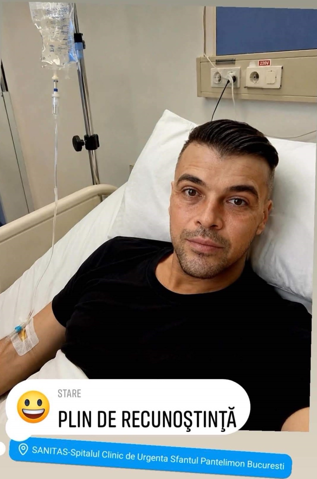 Apariția îngrijorătoare a lui Marius Elisei. Fostul soț al Oanei Roman a ajuns la spital