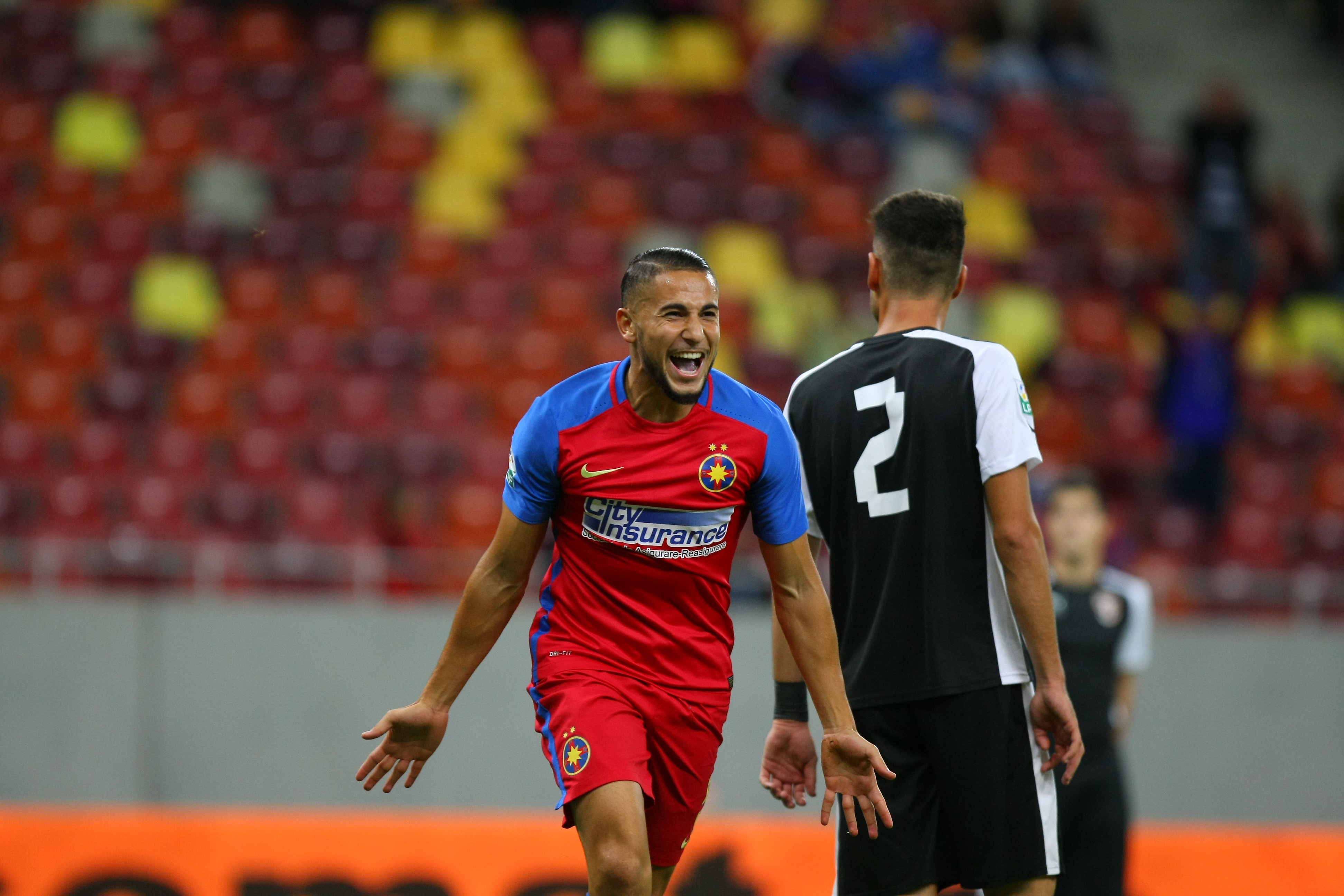 Liga I: Steaua - FC Voluntari 3-1. ^Hamroun, Chipciu și Stanciu l-au ridicat de pe bancă pe Rădoi, antrenorul fără licență al campioanei. Odată cu el, și pe ”principalul”-marionetă Țiți Dumitriu / GALERIE FOTO