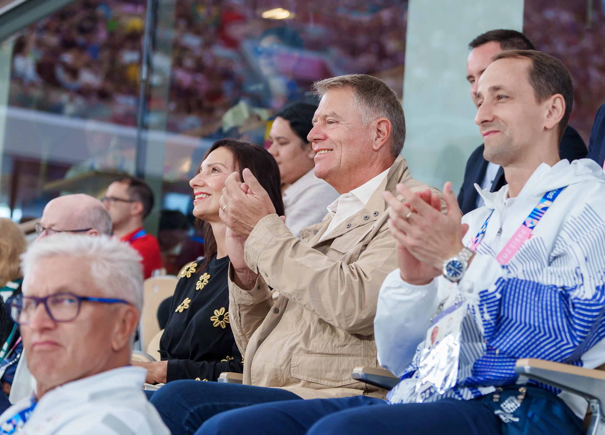 JO 2024. Klaus Iohannis și Carmen Iohannis au asistat la două dintre meciurile sportivilor români 