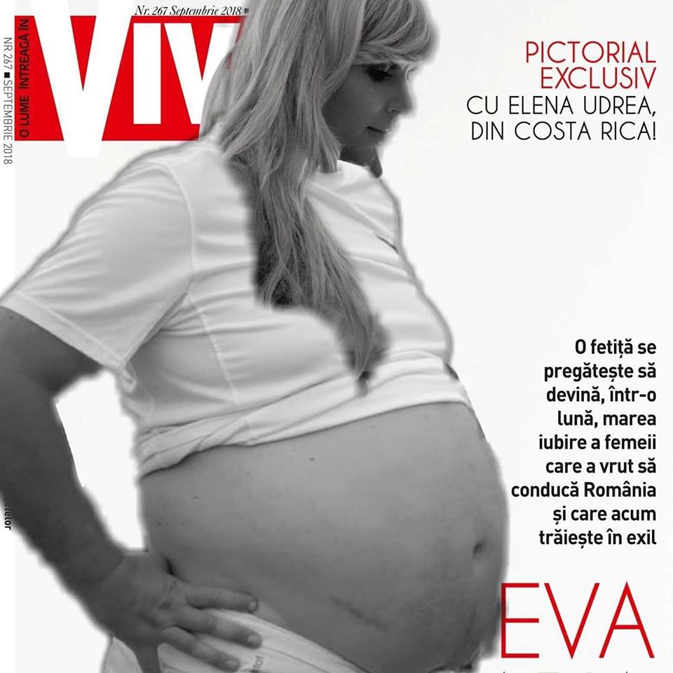 FOTO/ Coperta cu Elena Udrea din revista VIVA! a devenit virală pe Facebook. Au apărut primele glume