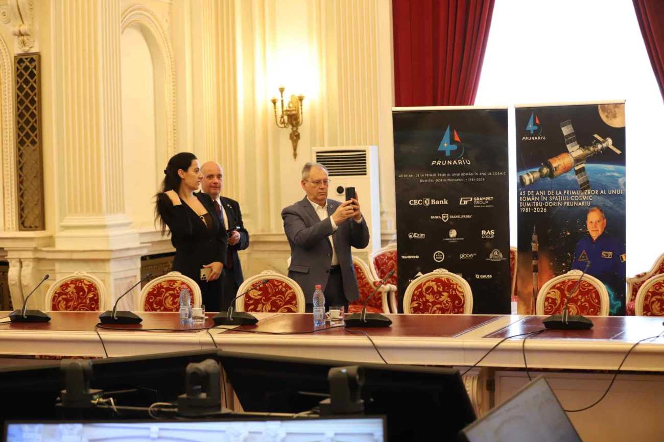 Dumitru Prunariu, singurul român care a zburat în Cosmos, aniversat în Senat după 45 de ani de la misiunea Soyuz 40