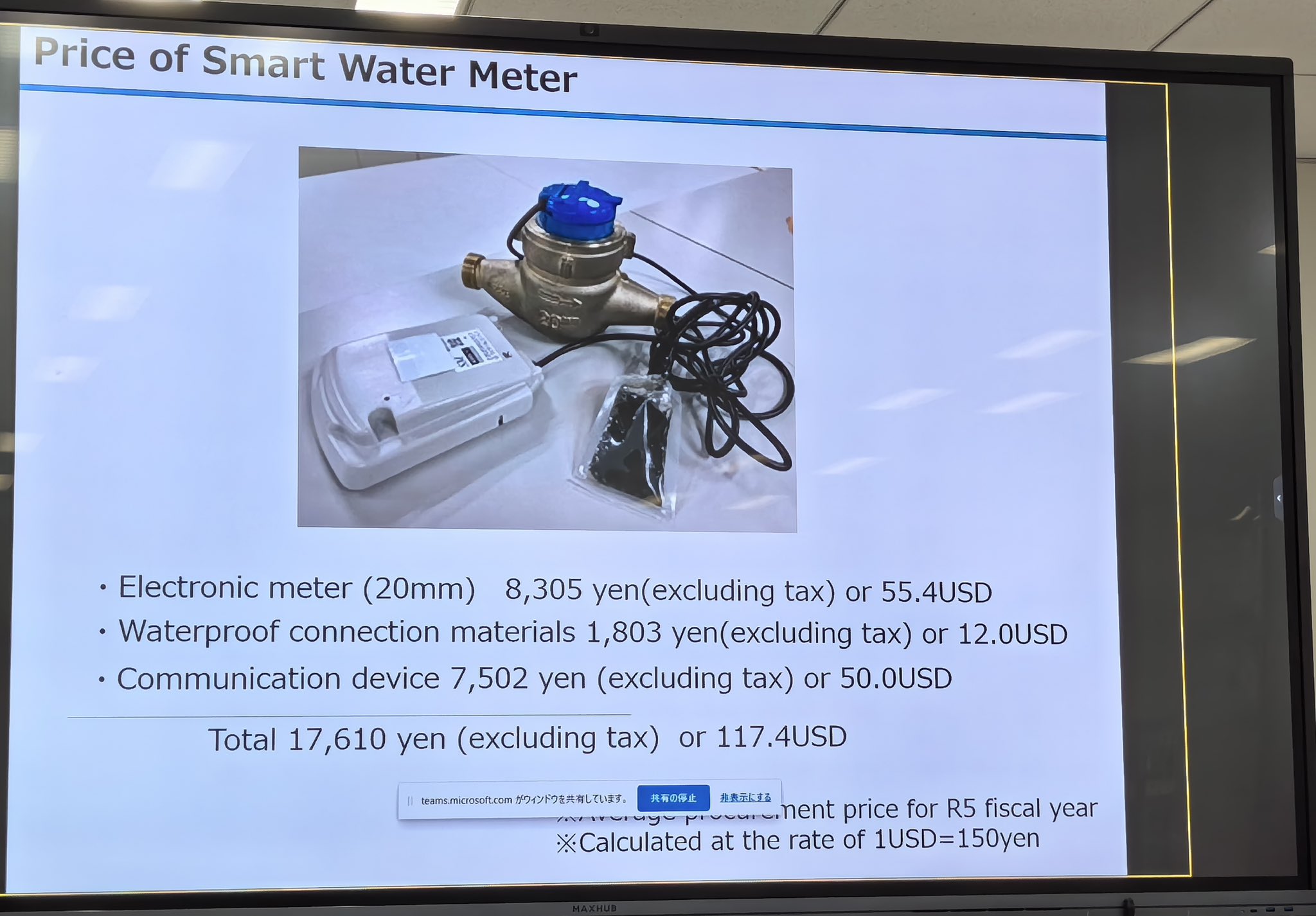 Ministry of Water, Sanitation, and Irrigation is considering deployment of smart water metres equipped with GSM technology.