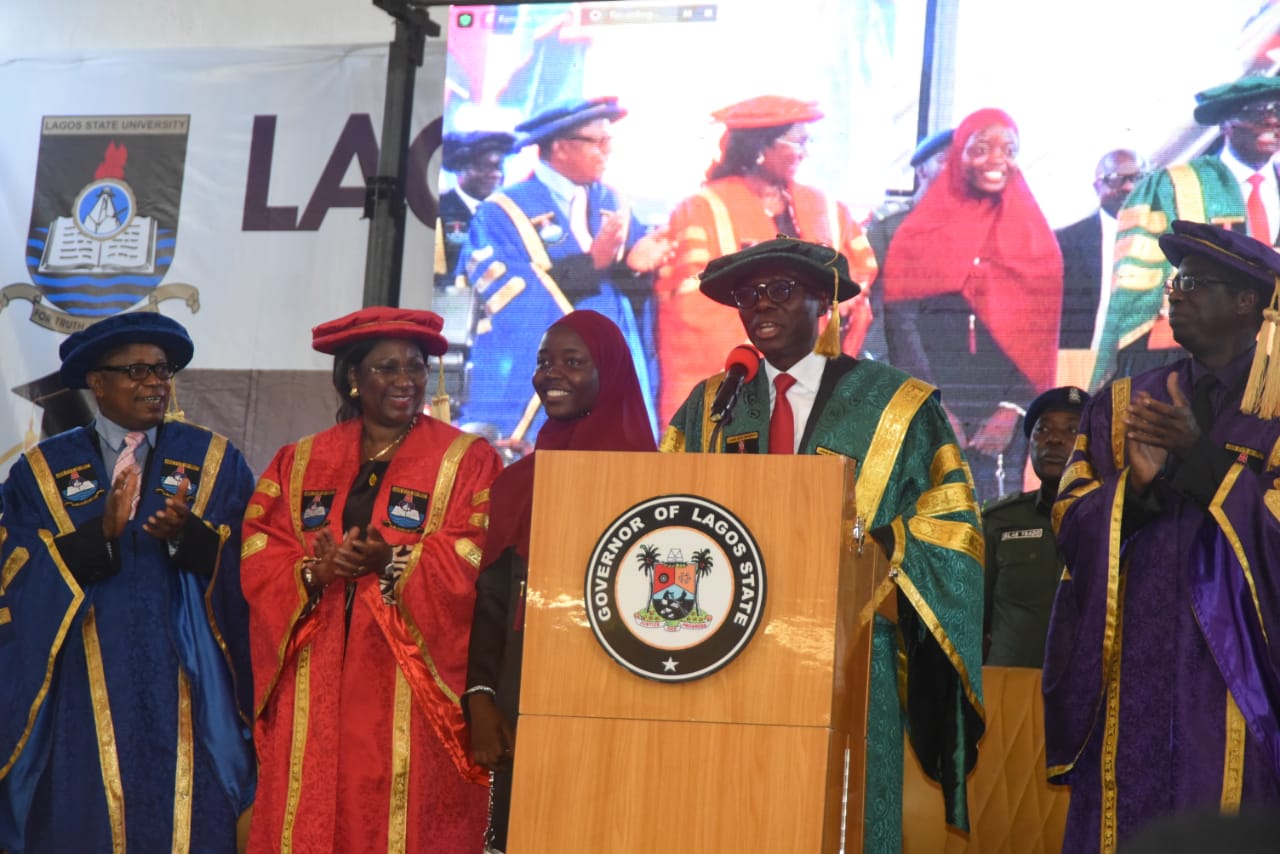 Gov Babajide Sanwo-Olu said that the youth should pursue the dignity of labour [The Sun Nigeria]