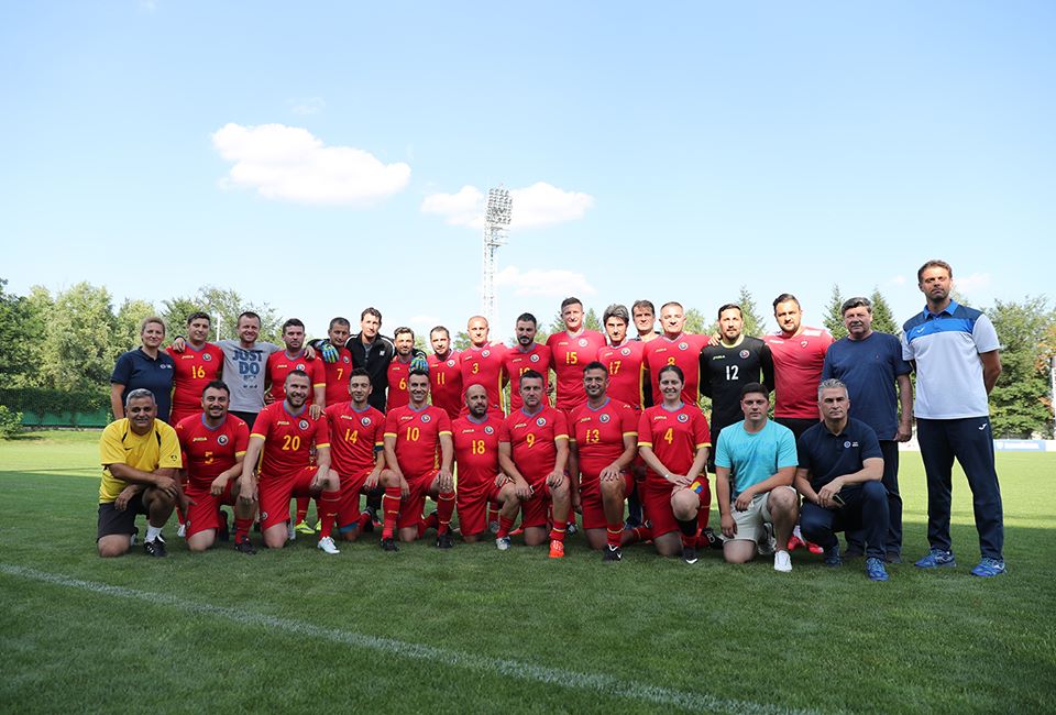 Examen inedit pentru cursanții Școlii Federale de Antrenori. Rădoi și Dorin Goian au îmbrăcat din nou tricoul naționalei / GALERIE FOTO&VIDEO