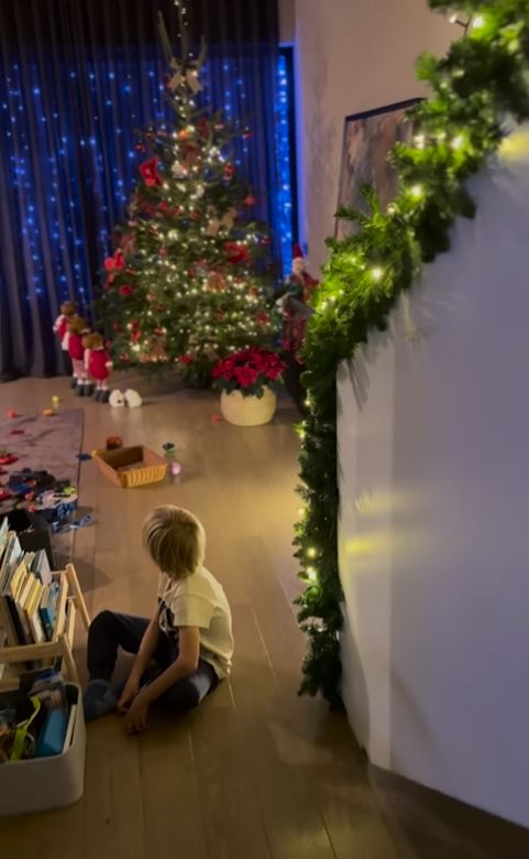 Cum arată casa Adelei Popescu și a lui Radu Vâlcan, după ce a fost decorată de Crăciun: „Am împodobit bradul”