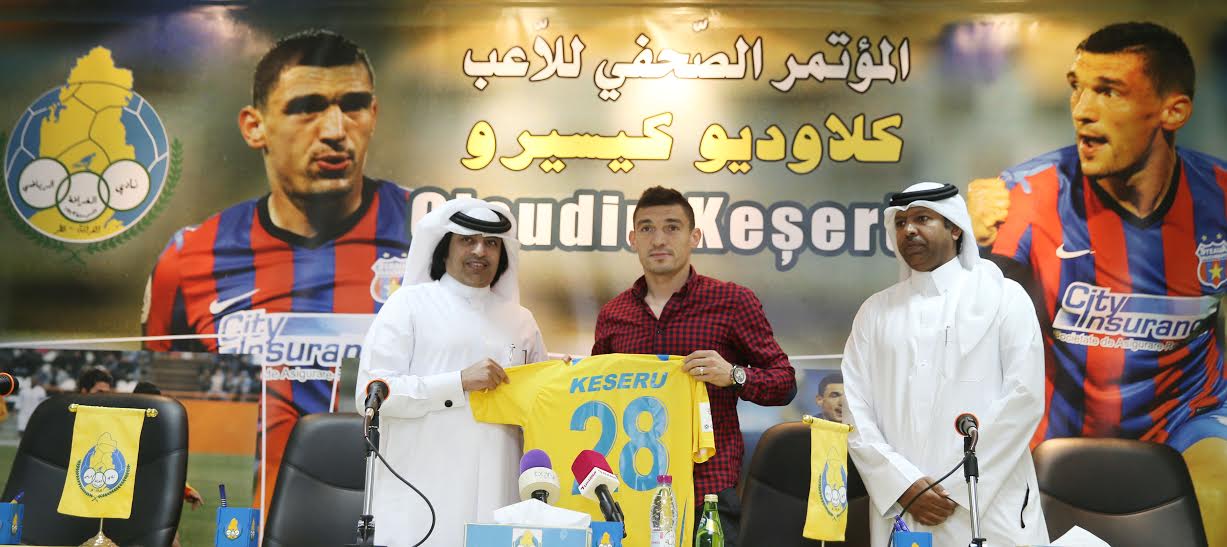 Keşeru a fost prezentat oficial la Al Gharafa de şeicul miliardar / FOTO