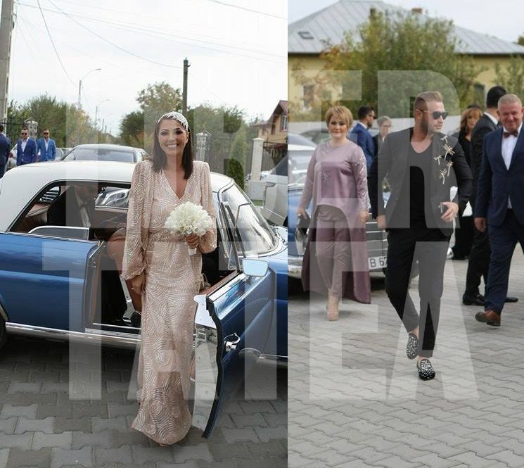 FOTO EXCLUSIV | Cum s-au îmbrăcat Ilinca Vandici și Andrei Neacșu la nunta lor. Ea, retro, el, trendy