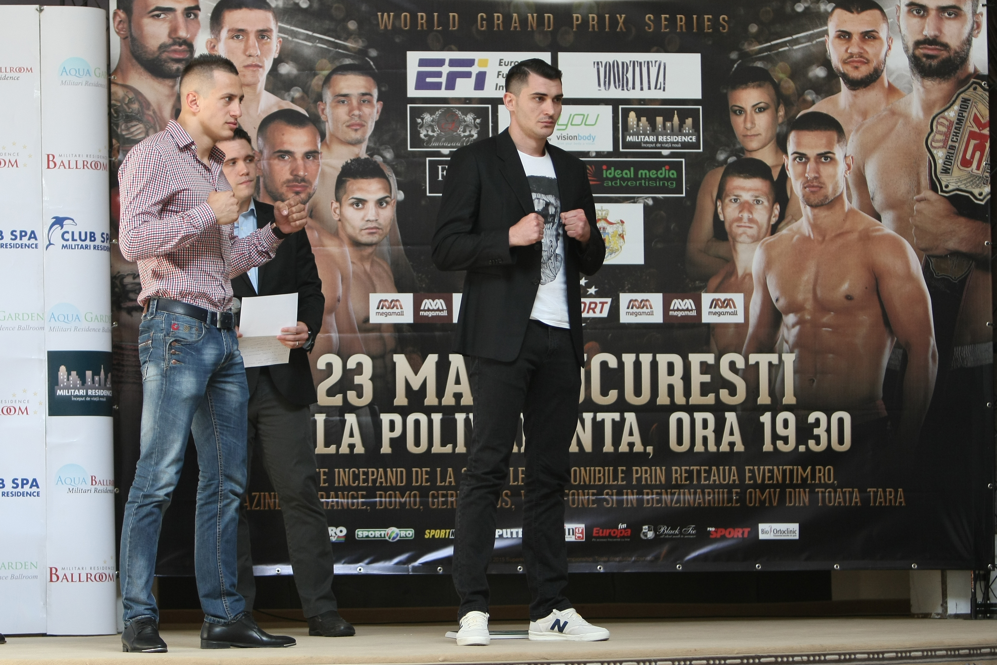 Luptătorii de la Superkombat București au trecut cu bine de proba cântarului oficial / GALERIE FOTO