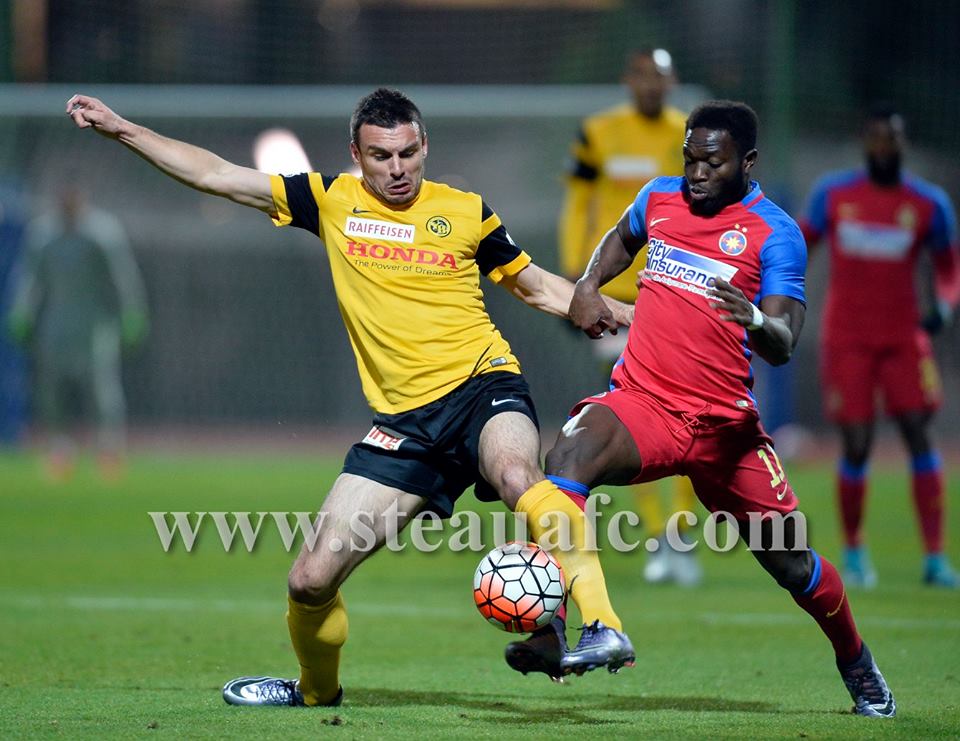 Steaua - Young Boys Berna (Elveția) 2-2! ^Jugurtha Hamroun a reușit dubla, Ciprian Marica a debutat cu pasă de gol / FOTO