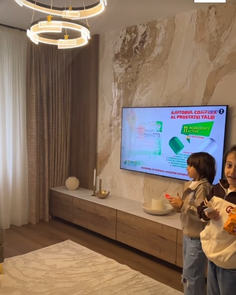 Imagini cu apartamentul din București al Claudiei Pătrășcanu. Ce planuri are cu noua locuință, în care nu se mută permanent