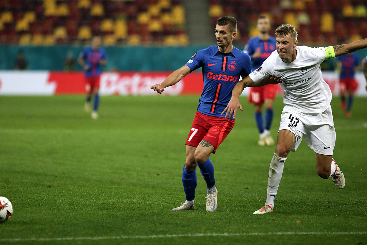 FCSB - Rigas FS 4-1. Principalele imagini de la victoria care i-a dus pe roș-albaștrii pe locul 2 în Europa League | GALERIE FOTO