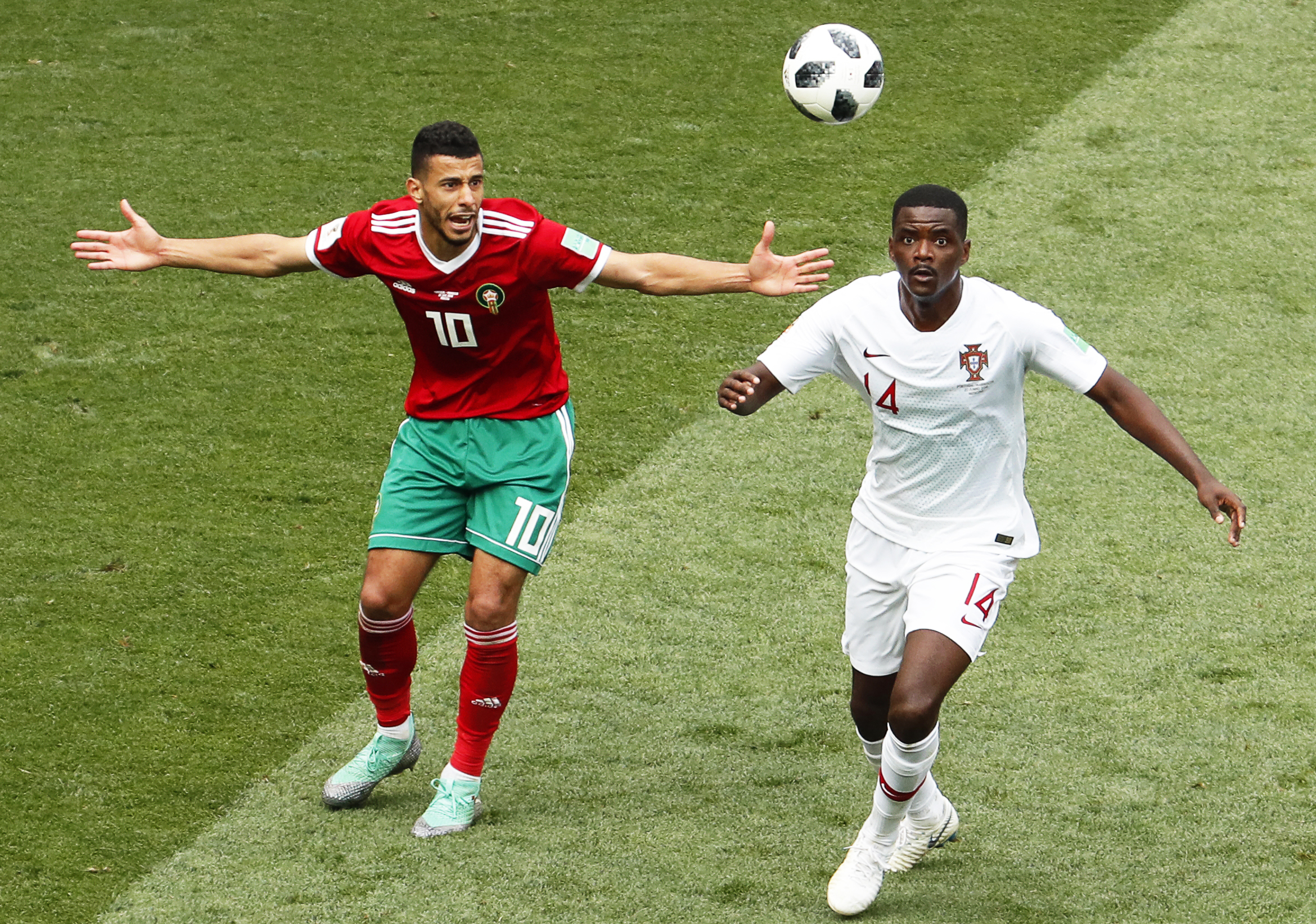 Portugalia - Maroc 1-0, în grupa B de la Campionatul Mondial de fotbal Rusia 2018. Ronaldo a fost decisiv, africanii, care au condus jocul și nu au primit un penalty, sunt eliminați / FOTO&VIDEO