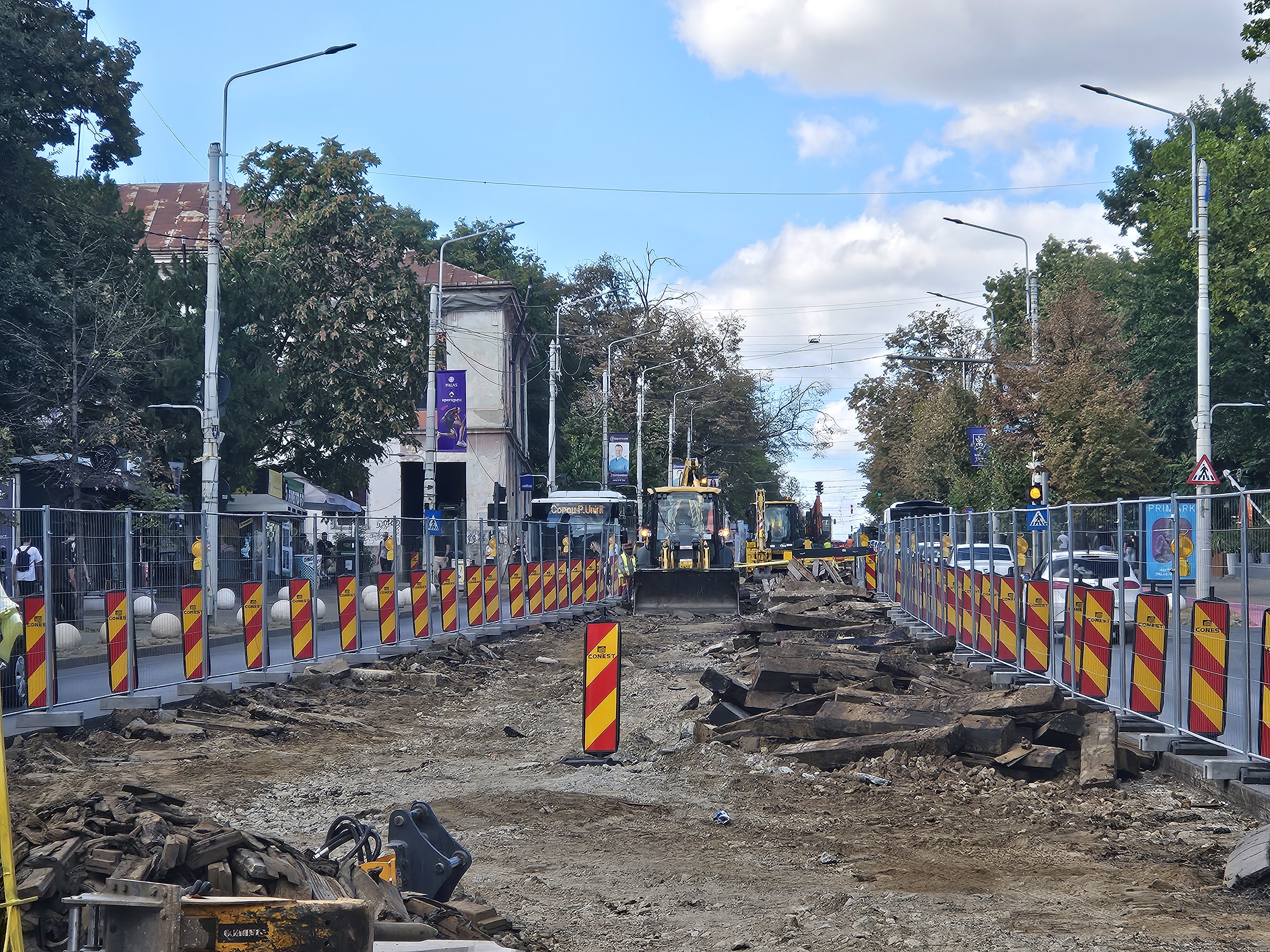 Mari șantiere deschise chiar la începutul școlii sufocă Iașiul. Restricții în cele mai aglomerate zone ale orașului