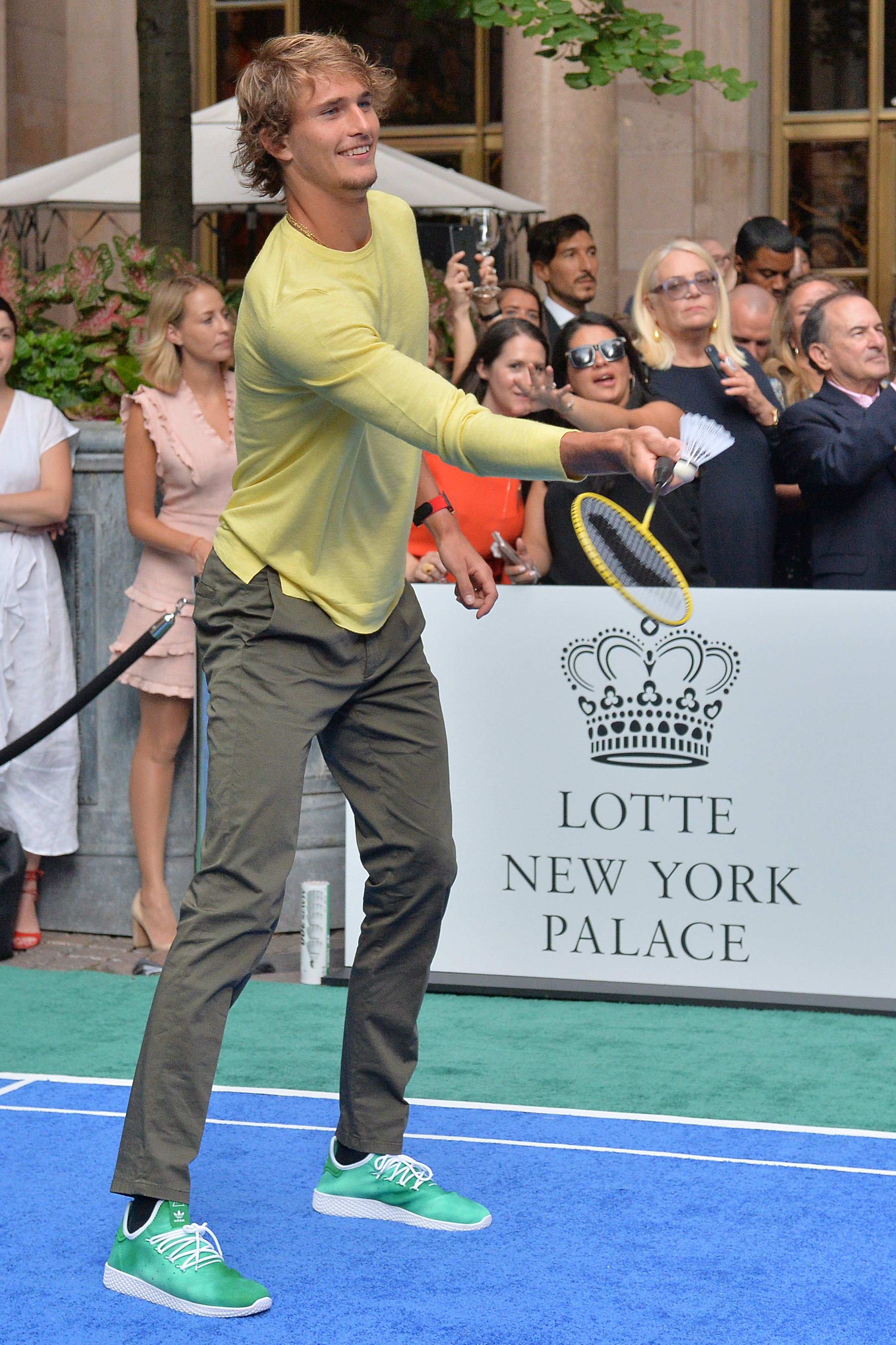 Serena Williams l-a învins pe Nadal într-o partidă de badminton / GALERIE FOTO