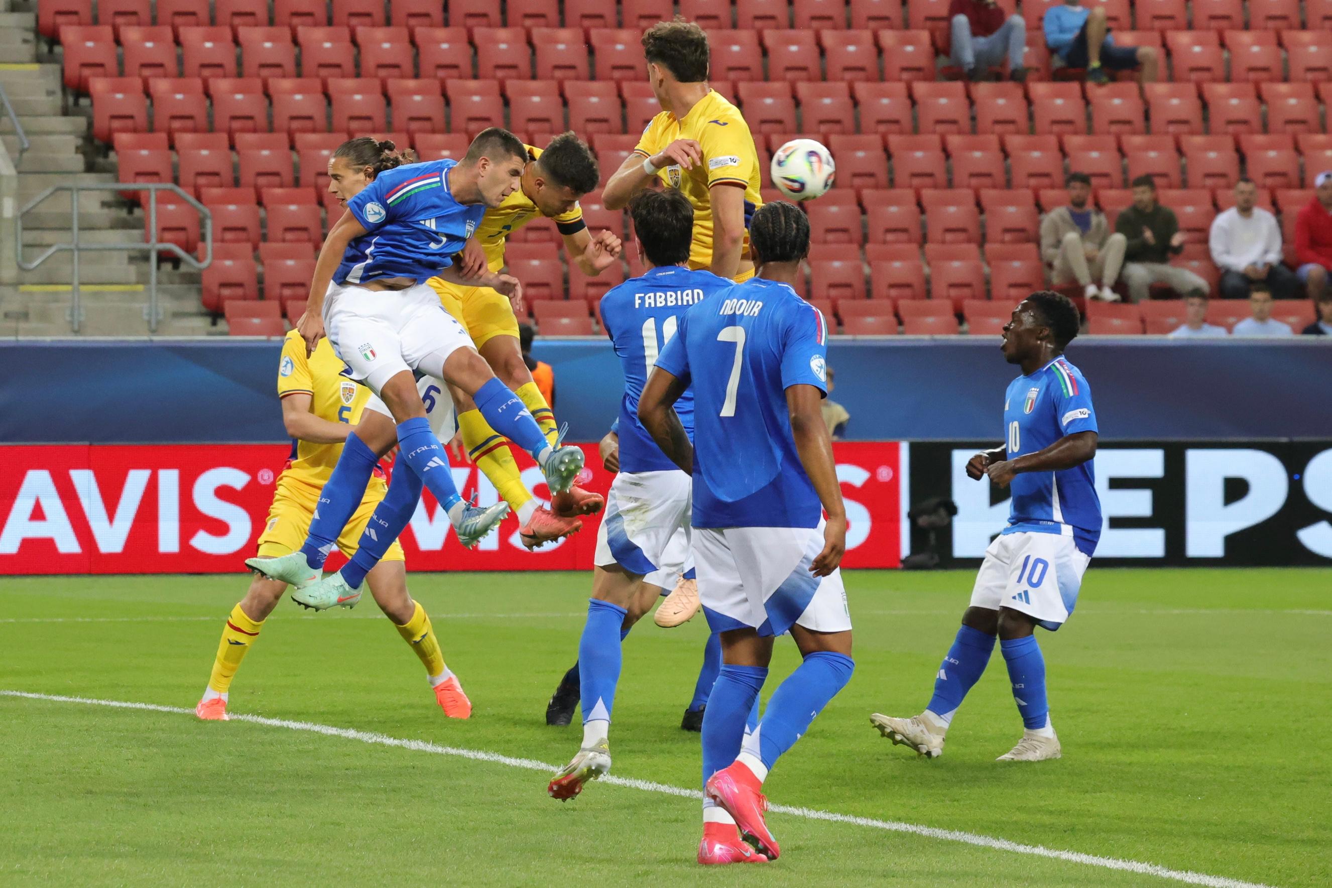 Euro U21 2025: România, învinsă la limită de Italia, scor 0-1. Tricolorii au arătat că se poate
