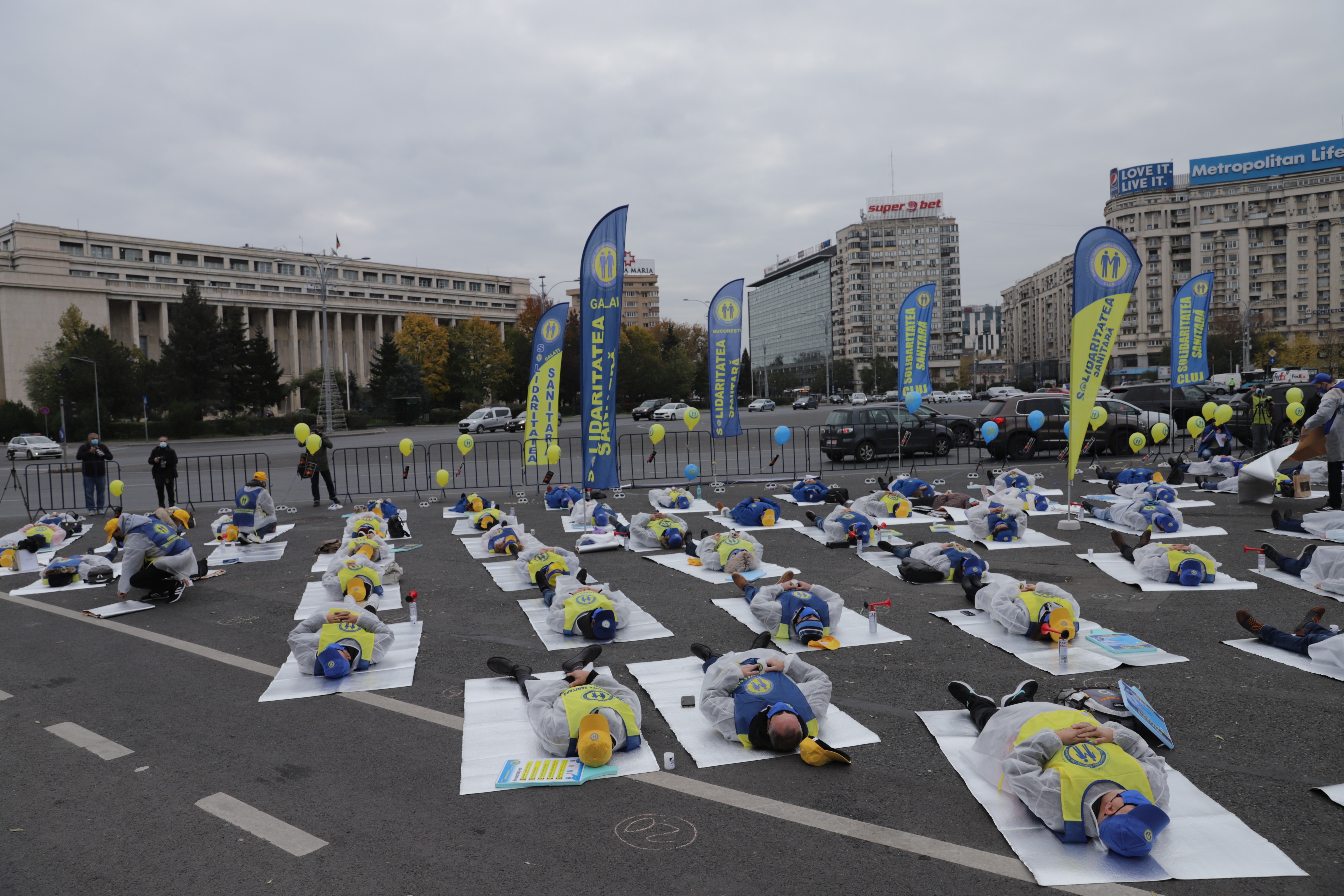 Protest al Federaţiei “Solidaritatea Sanitară”. Guvernul Orban, acuzat că scade veniturile lucrătorilor din Sănătate. Replica Executivului