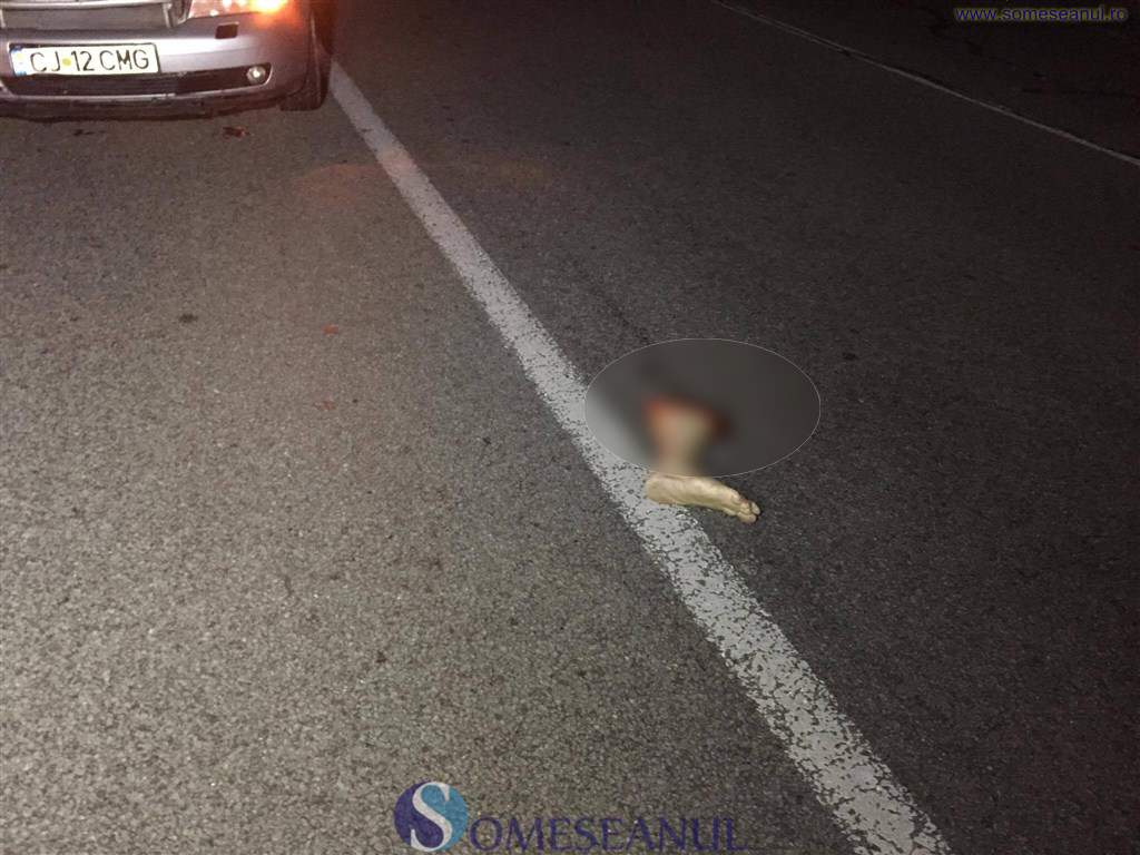Bărbat ucis pe loc într-un accident în județul Cluj. Piciorul victimei, smuls în urma impactului violent