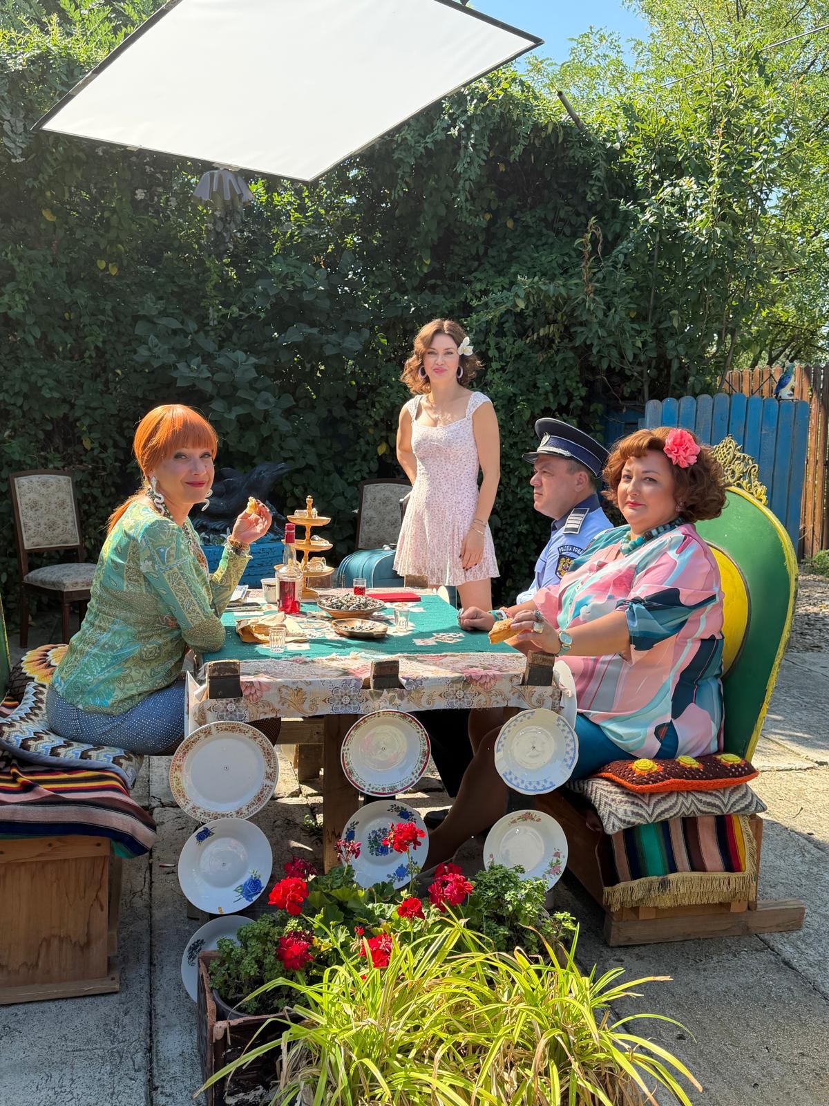 Cum a apărut Anca Dumitra pe platourile de filmare ale serialului „Las Fierbinți”. S-a întors prințesa
