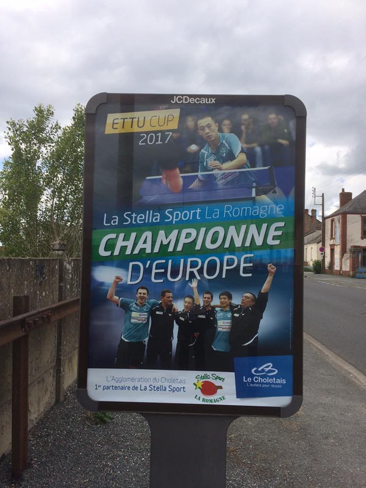 Jucătorul de tenis de masă Adrian Crișan a cucerit Cupa ETTU cu formația franceză La Romagne / GALERIE FOTO