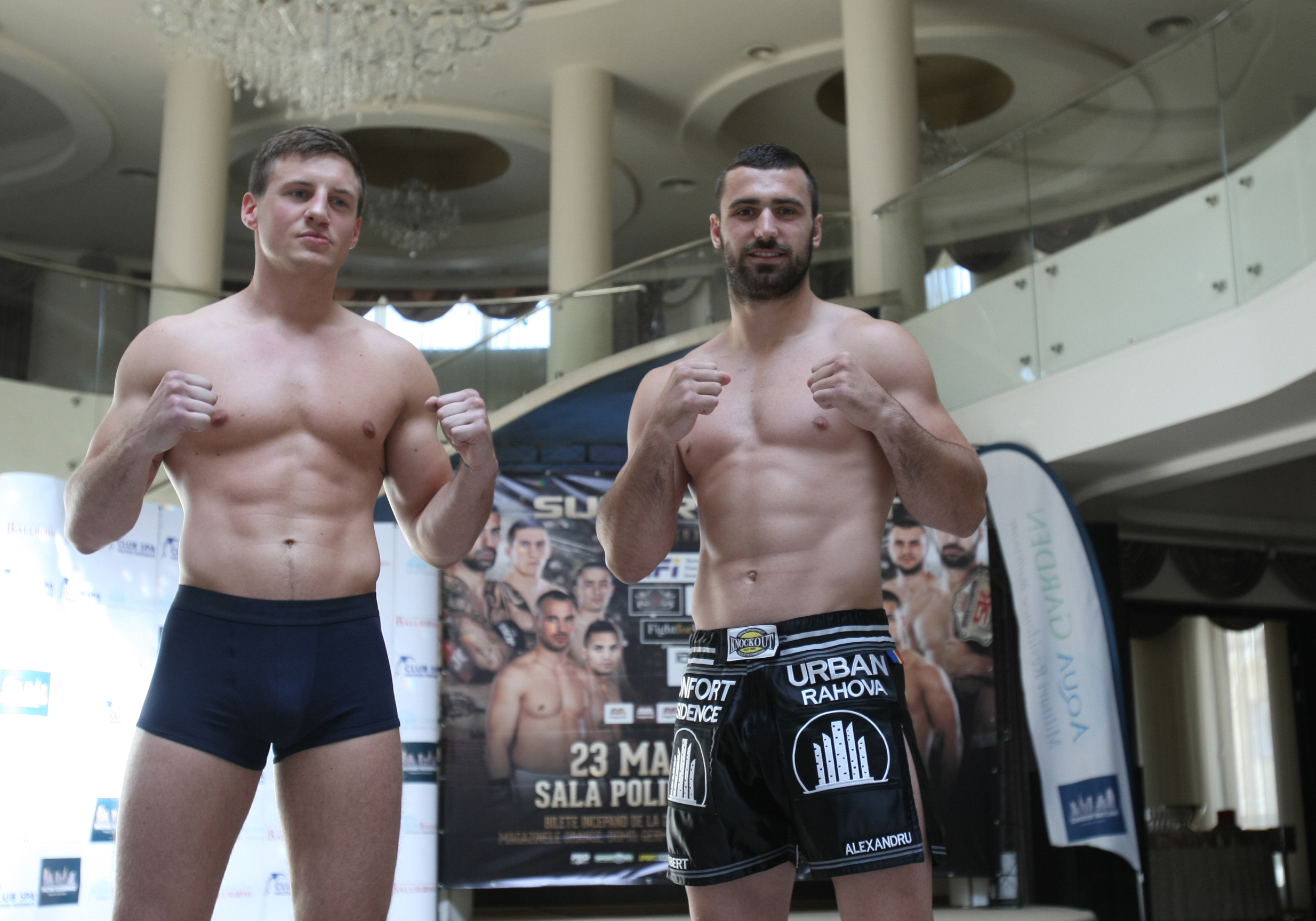 Luptătorii de la Superkombat București au trecut cu bine de proba cântarului oficial / GALERIE FOTO
