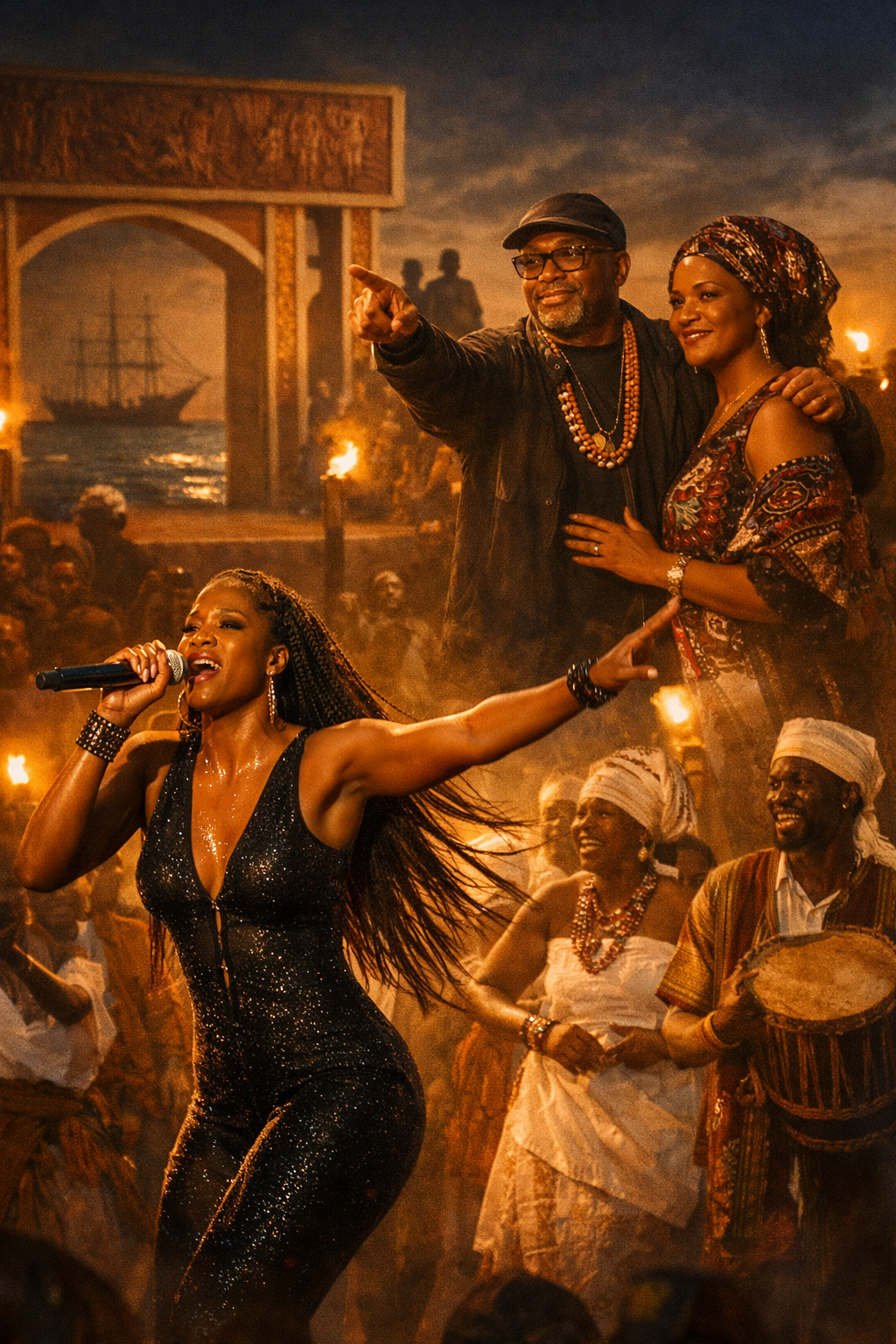 American celebrities lead a return to Benin for Afro-descendants shaped by slavery