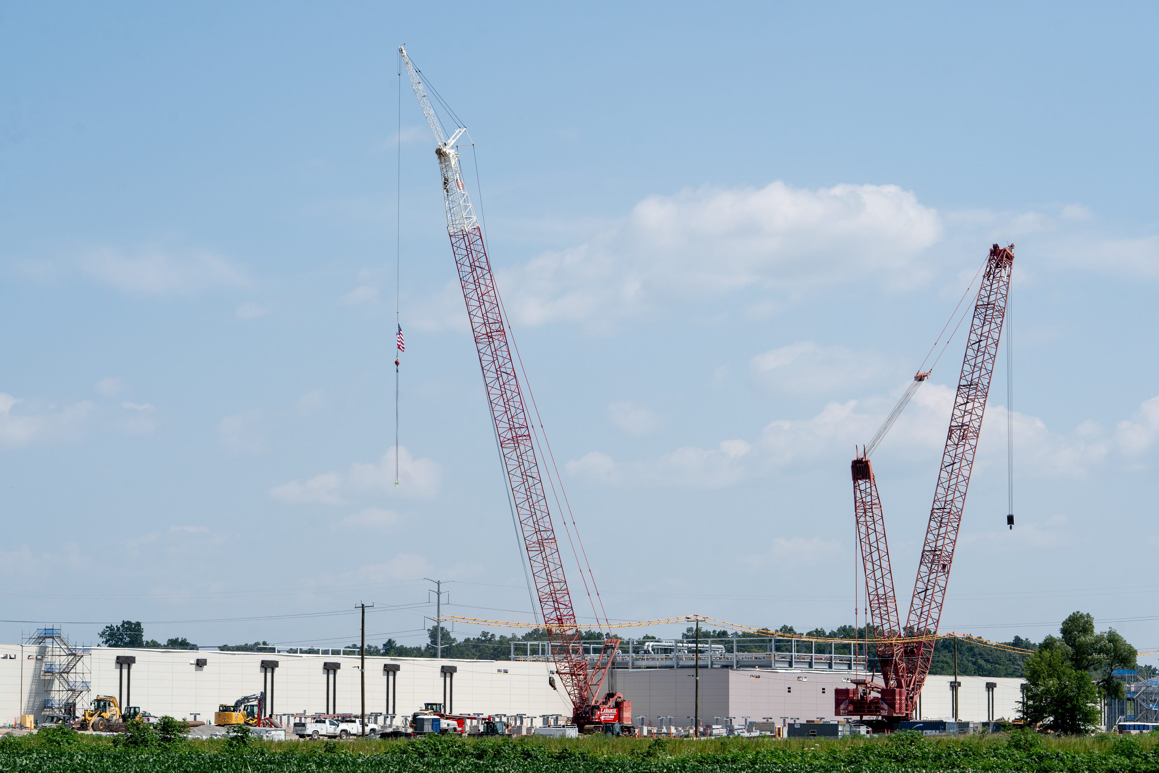 A data center under constructionBloomberg/Getty Images