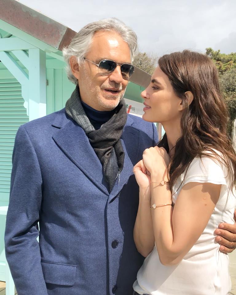 Catrinel Menghia, întâlnire emoționantă cu Andrea Bocelli. Ce reacție a avut mama ei | FOTO