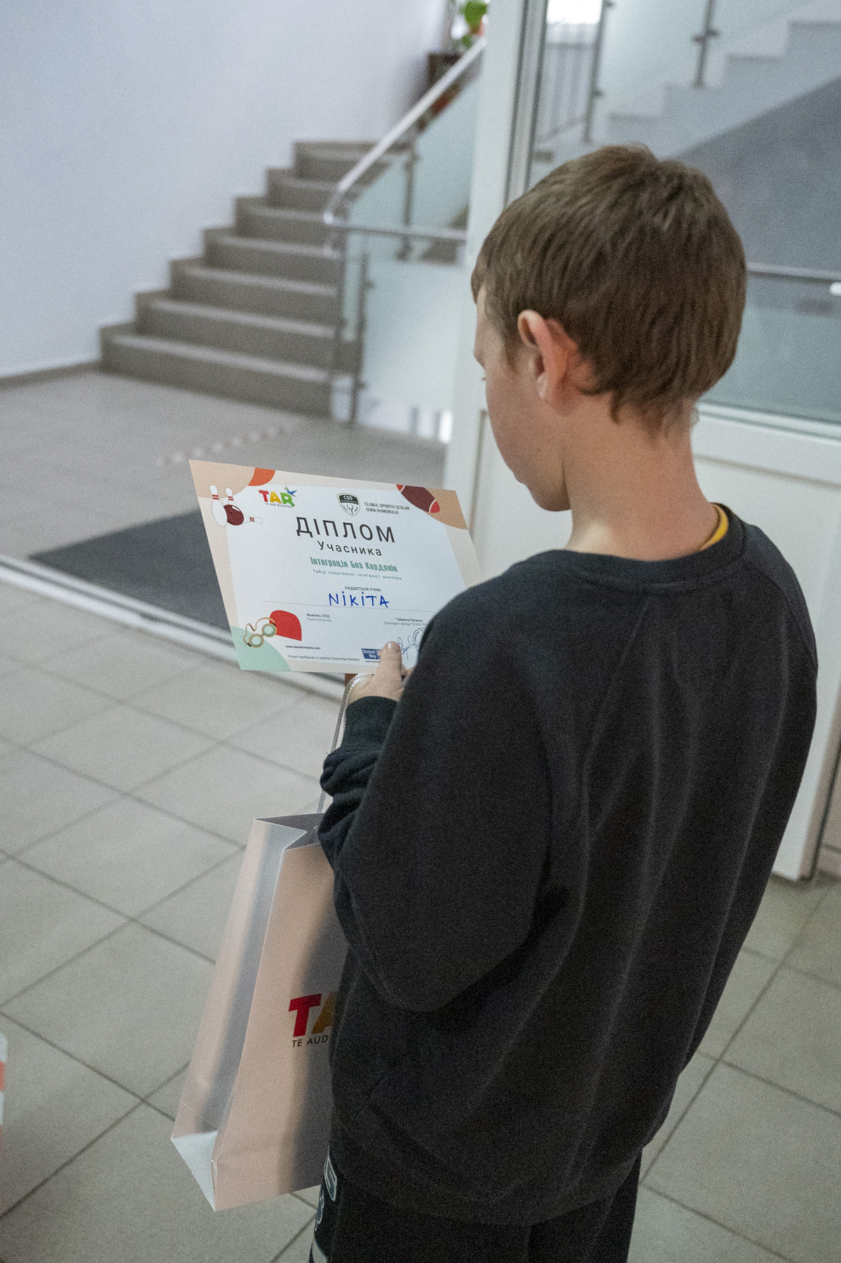 Copii din Ucraina și România au făcut sport împreună, la Gura Humorului. „Vă mulțumim că ați petrecut timp împreună cu noi”