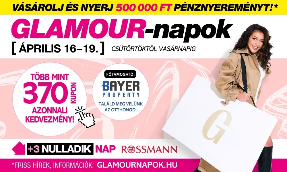 Glamour Napok Banner