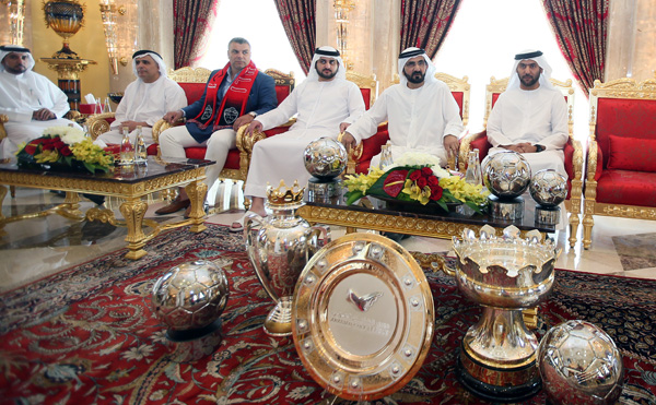 FOTO/VIDEO Cosmin Olăroiu, primit ca un șef de stat de Prințul Dubaiului