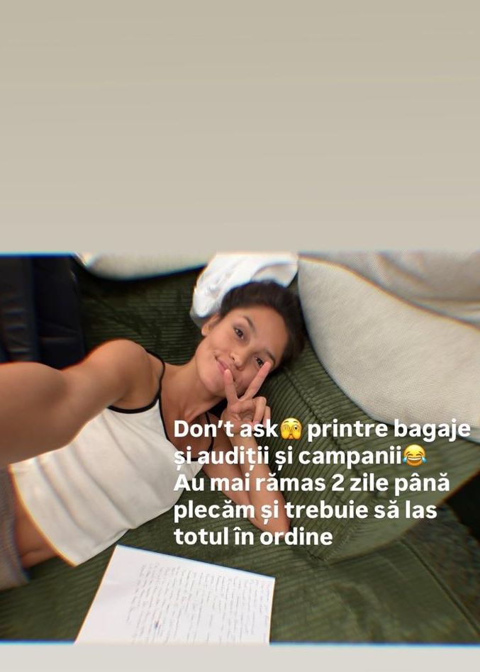 Oana Zara, ultimele pregătiri înainte de Power Couple