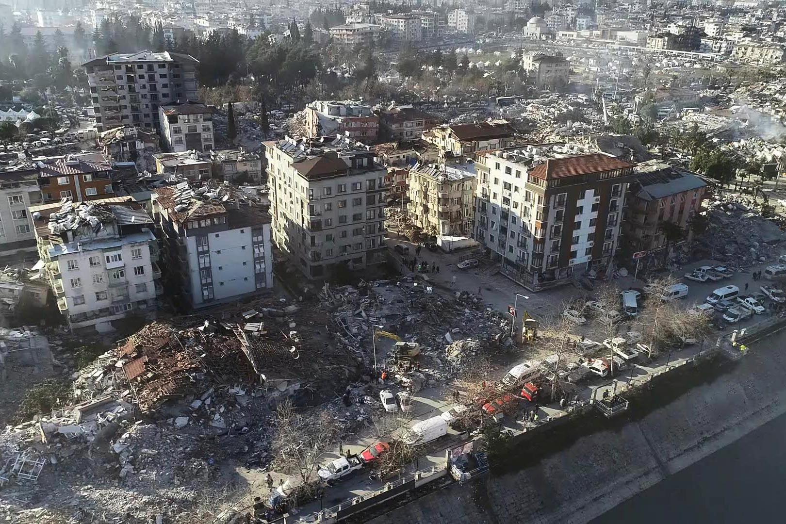 Dezastrul din Hatay, văzut din dronă. Cum arată provincia la câteva zile după cutremurul devastator