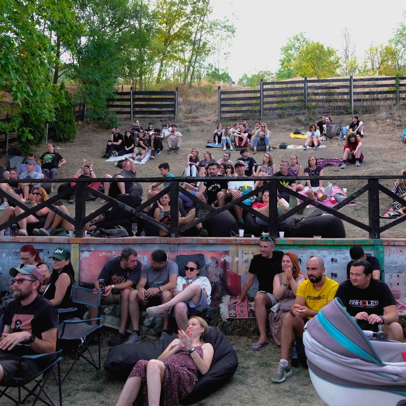 Un român stabilit în Belgia și-a făcut festival de muzică în curtea casei unui sat din Argeș: „Am dărâmat grajduri, am pus gazon”