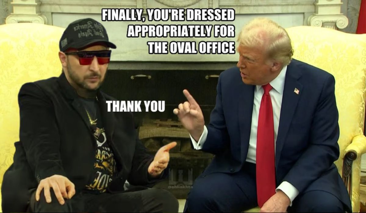 Cele mai tari glume după cearta dintre Donald Trump și Volodimir Zelenski de la Casa Albă