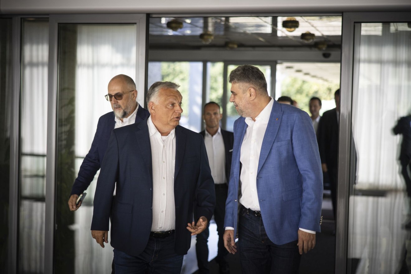 Viktor Orban, întâlnire cu Marcel Ciolacu, înaintea discursului de la Băile Tușnad. Ce a promis liderul Ungariei legat de Schengen