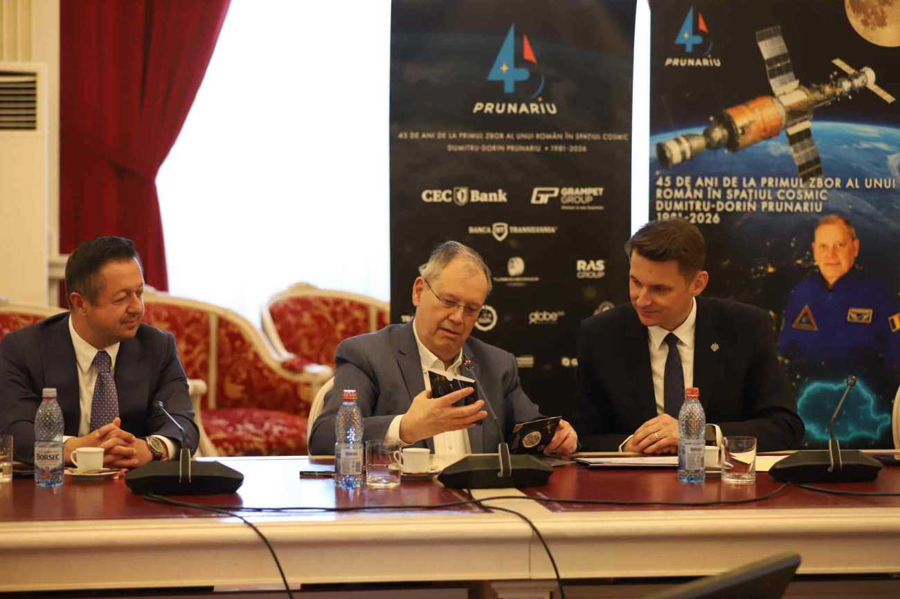 Dumitru Prunariu, singurul român care a zburat în Cosmos, aniversat în Senat după 45 de ani de la misiunea Soyuz 40