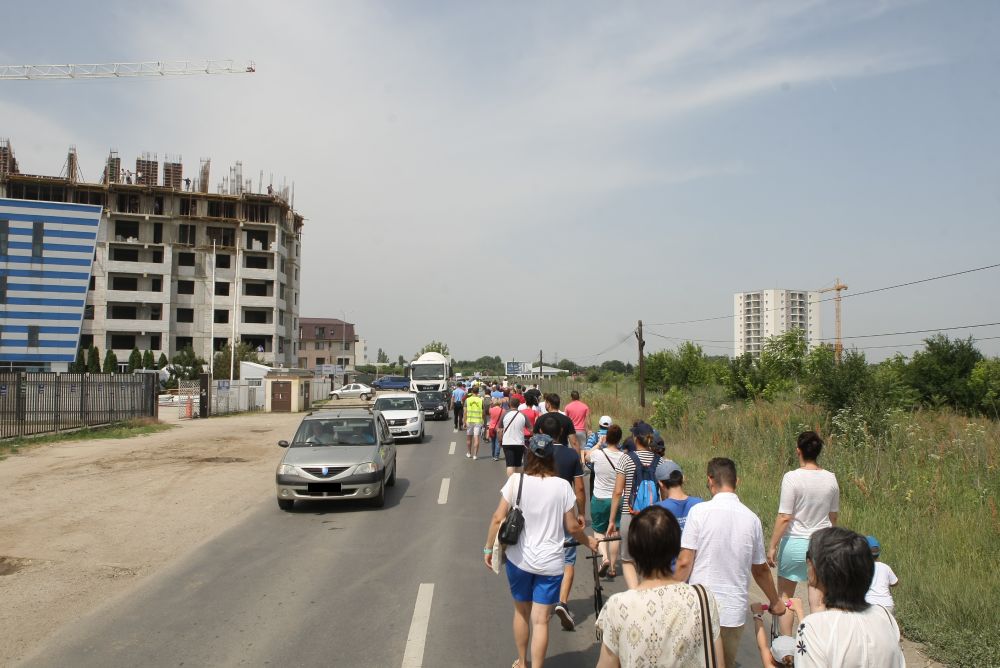 FOTO/ Protest în Prelungirea Ghencea. Este a 10-a acțiune de protest din ultimii 5 ani