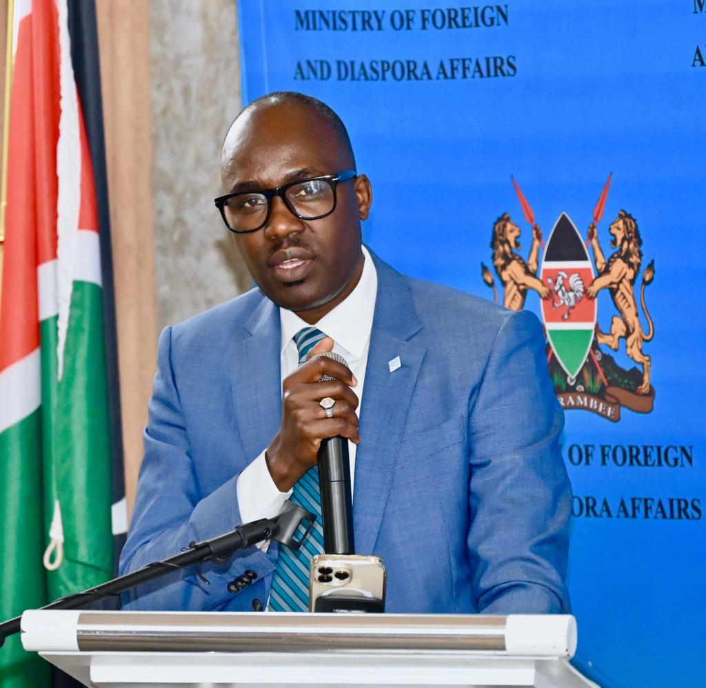 File image of Foreign Affairs Principal Secretary Korir Sing'oei
