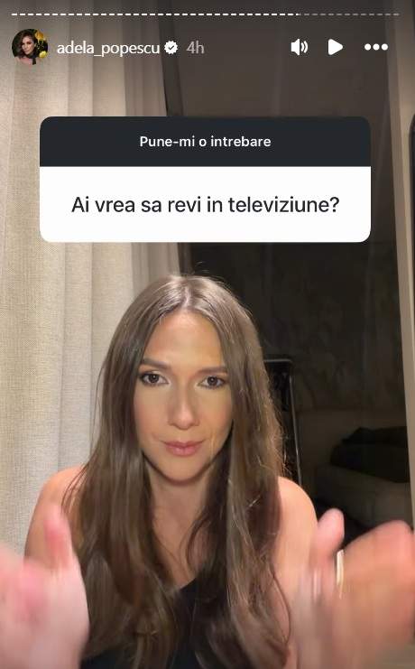 Anunțul făcut de Adela Popescu despre revenirea în televiziune, după ce s-a aflat că Măruță rămâne fără emisiune. „Abia aștept”