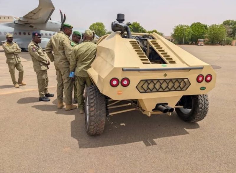 Niger unveils first locally made military vehicle for national defense