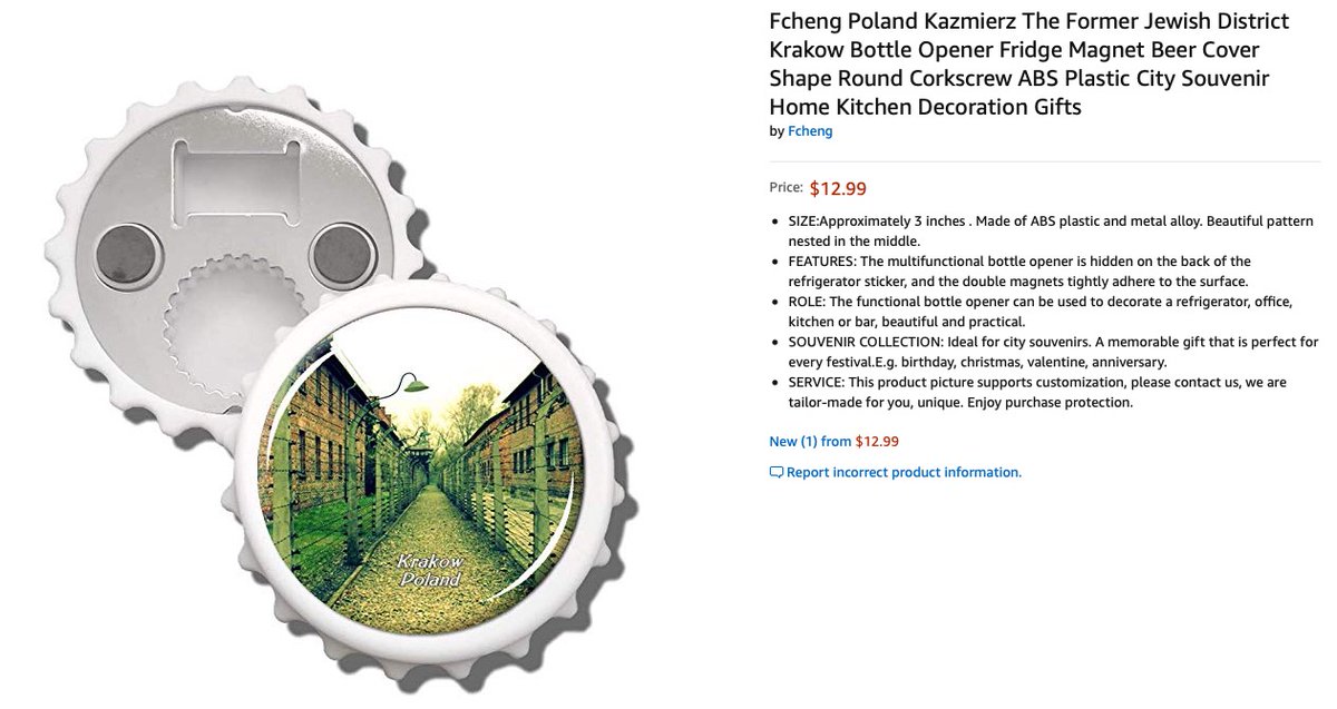 Scandal la Amazon, după ce a pus la vânzare ornamente de Crăciun cu imagini de la Auschwitz