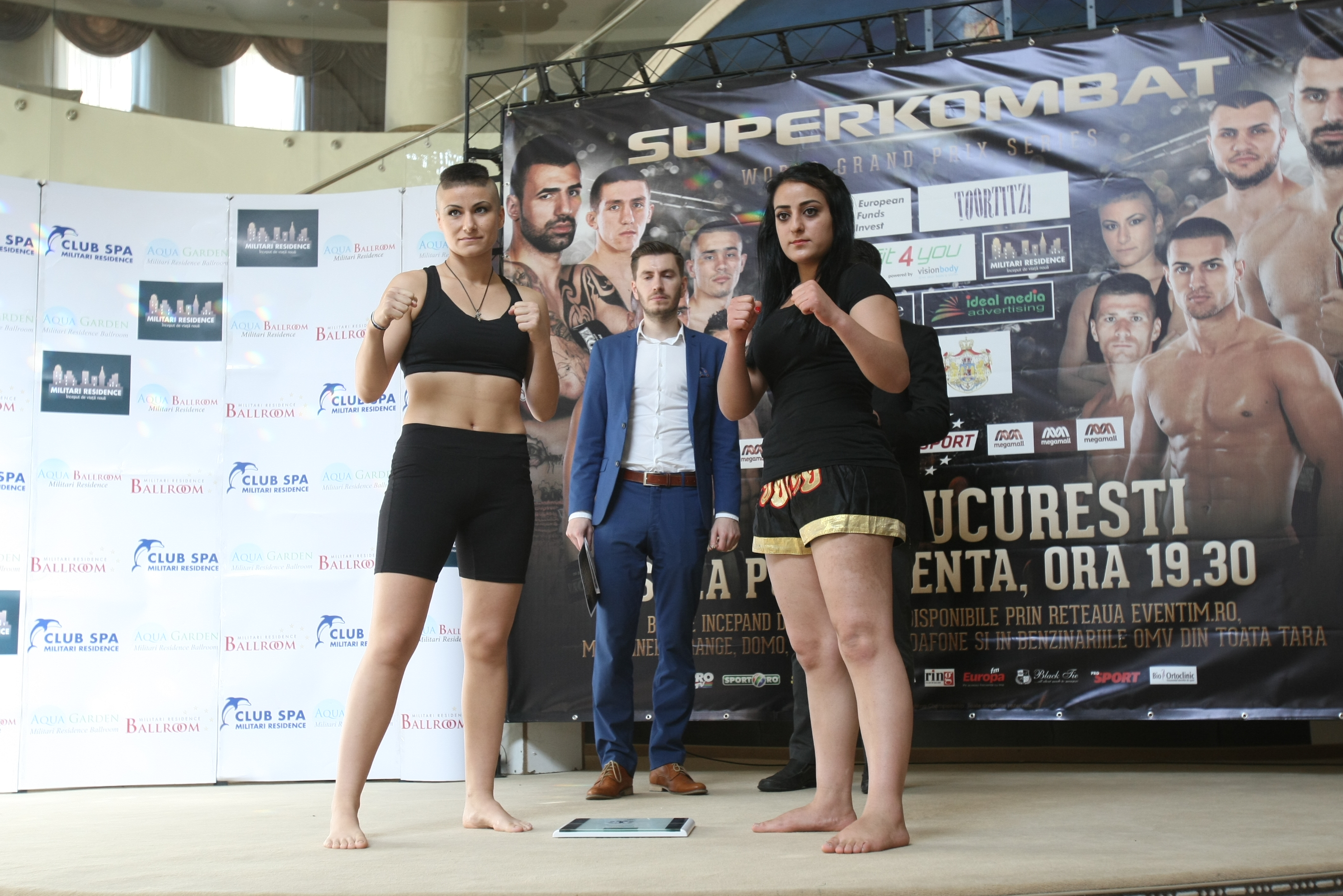 Luptătorii de la Superkombat București au trecut cu bine de proba cântarului oficial / GALERIE FOTO
