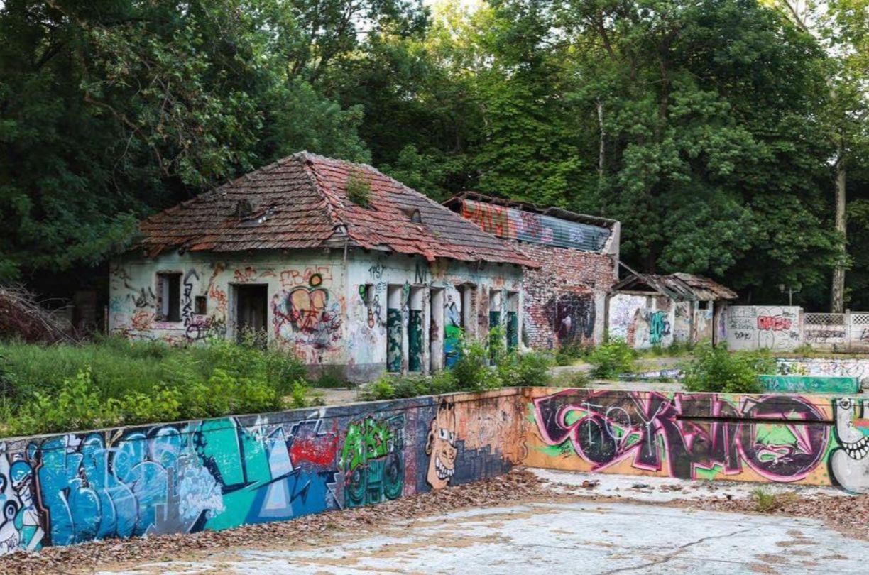FOTO/ Cel mai important centru de natație al Timișoarei a murit din nepăsare. Ajunsă o ruină, fosta bază sportivă Uszoda este un focar de infecție