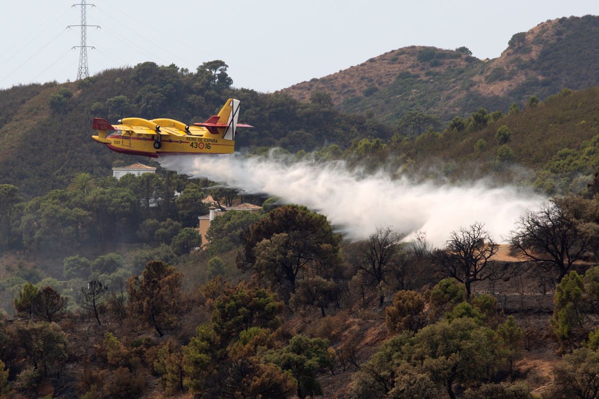 Peste 250 de soldați se luptă cu incendiile din sudul Spaniei. Numărul persoanelor evacuate a depășit 2.000