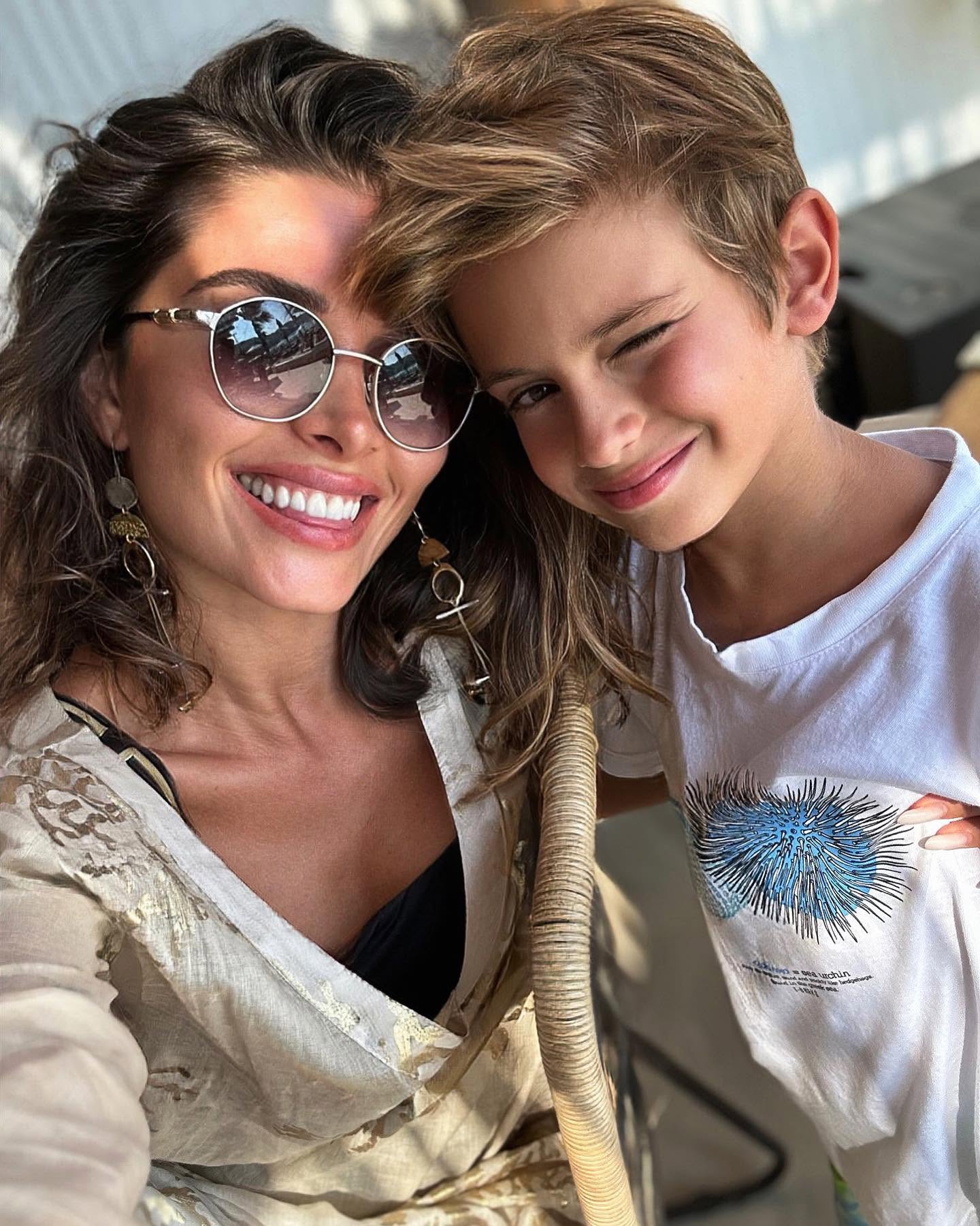 Alina Pușcaș și familia sa 