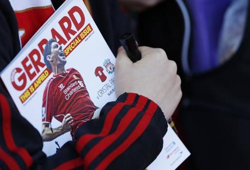 Momente emoționante la retragerea lui Steven Gerrard! / GALERIE FOTO