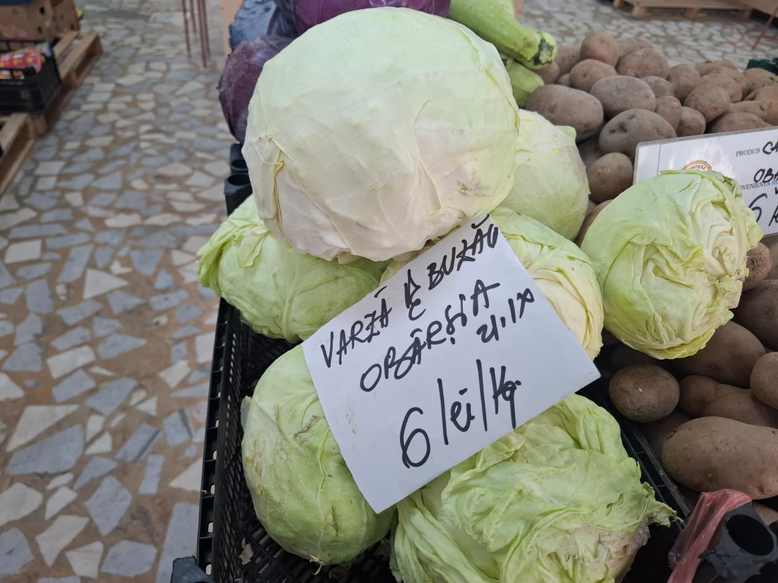 Cât costă să murezi varză albă de Buzău pentru sărmăluțe și friptură: prețurile din piețele din București