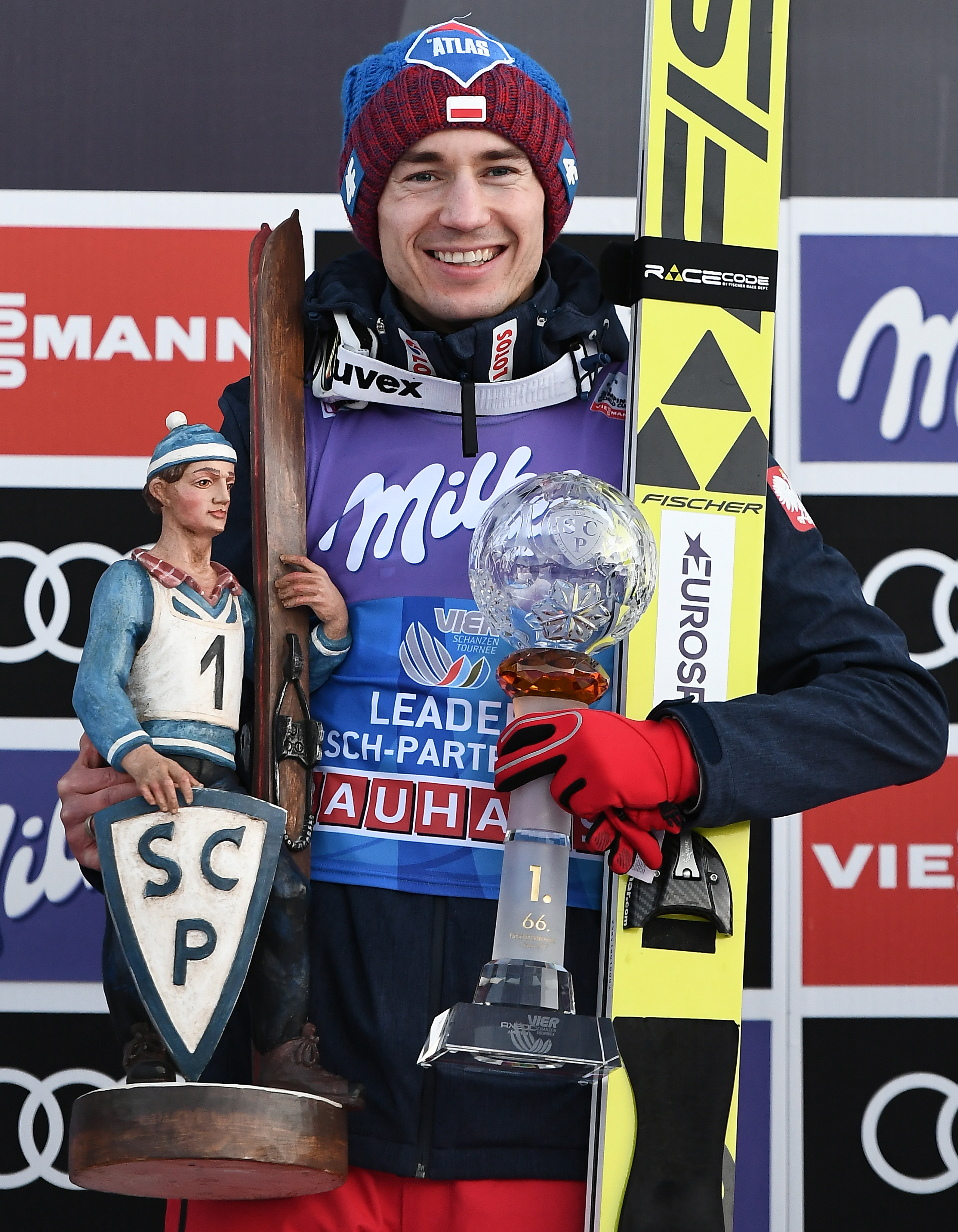 Turneul celor 4 Trambuline 2017/ 2018. Polonezul Kamil Stoch, în istorie! 4 victorii din 4, recordul vechi de 16 ani a fost egalat / FOTO&VIDEO